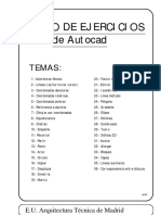 Libro de ejercicios de Autocad