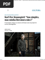 Karl Ove Knausgård_ “Sou Simples, Mas Minha Literatura Não é” _ Cultura _ EL PAÍS Brasil