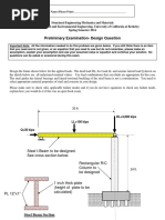 Preliminary Examination-Design Question