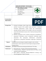 Sop Evaluasi Uraian Tugas Dan Kewenangan Pada Petugas Pemberi Pelayanan Klinis