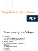 Prestigious Colleges