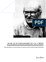 ¿Por Qué Desapareció La URSS?