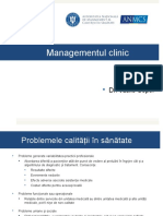Prezentare Management Clinic