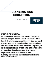 Financing and Budgeting-Chapter 5