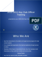 2010-2011 Key Club Officer Training