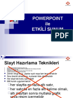 PowerPoint Etkili Sunum