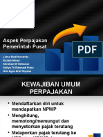 Aspek Perpajakn Pusat - Kelompok 5