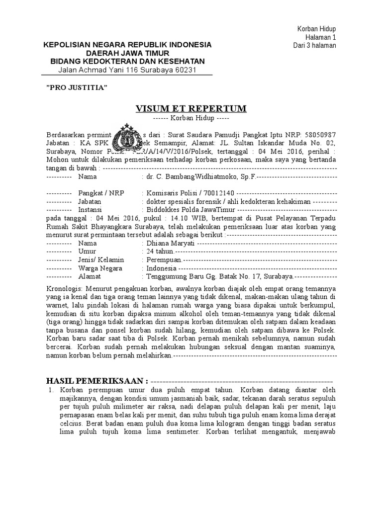 02. Visum Et Repertum Korban Perkosaan