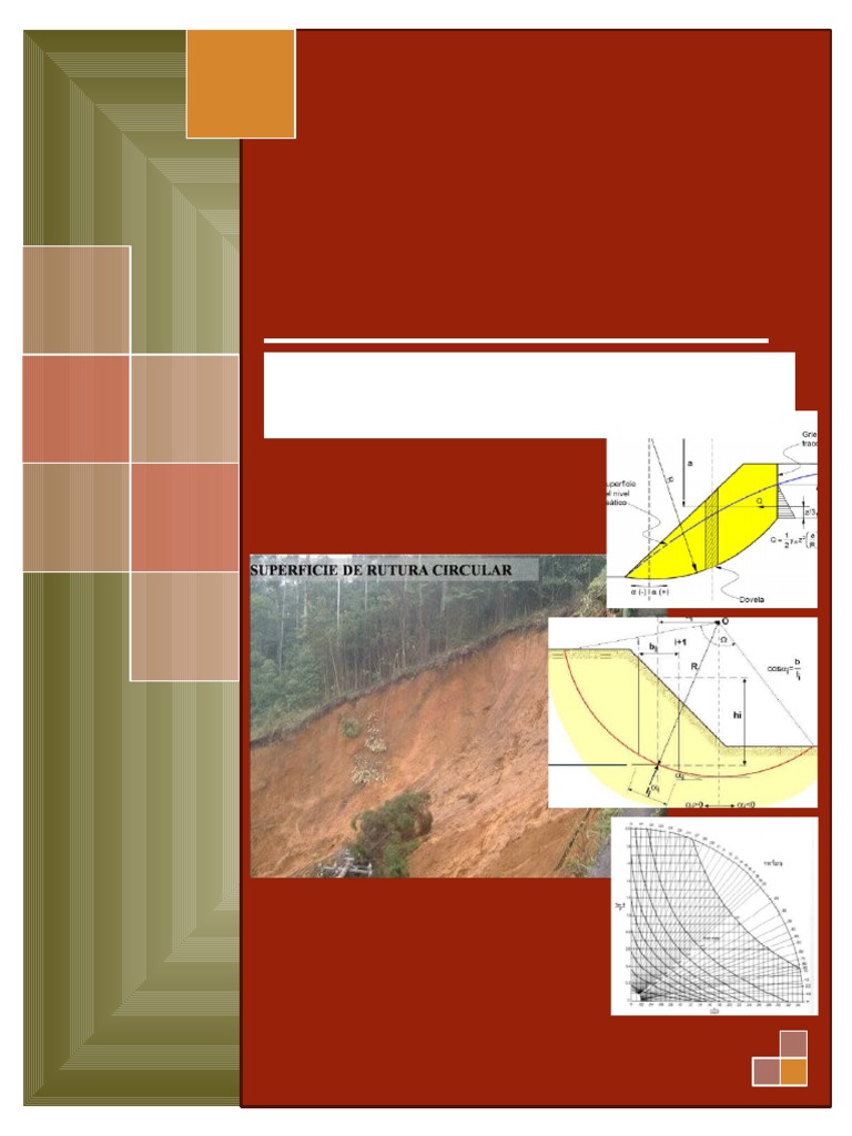 Análisis de Falla Circular en Taludes | PDF | Fricción | Falla (geología)