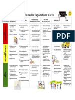 Printable Behavior Matrix Pic