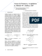 Divisores de Potencia y Acopladores Wilkinson, Hibrido 90°, RatRace 180°