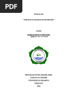 Download Makalah Teknologi Bahan Konstruksi by Harry Soegeng Tuhuteru SN314189030 doc pdf