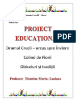 Proiect Educational Maria PDF