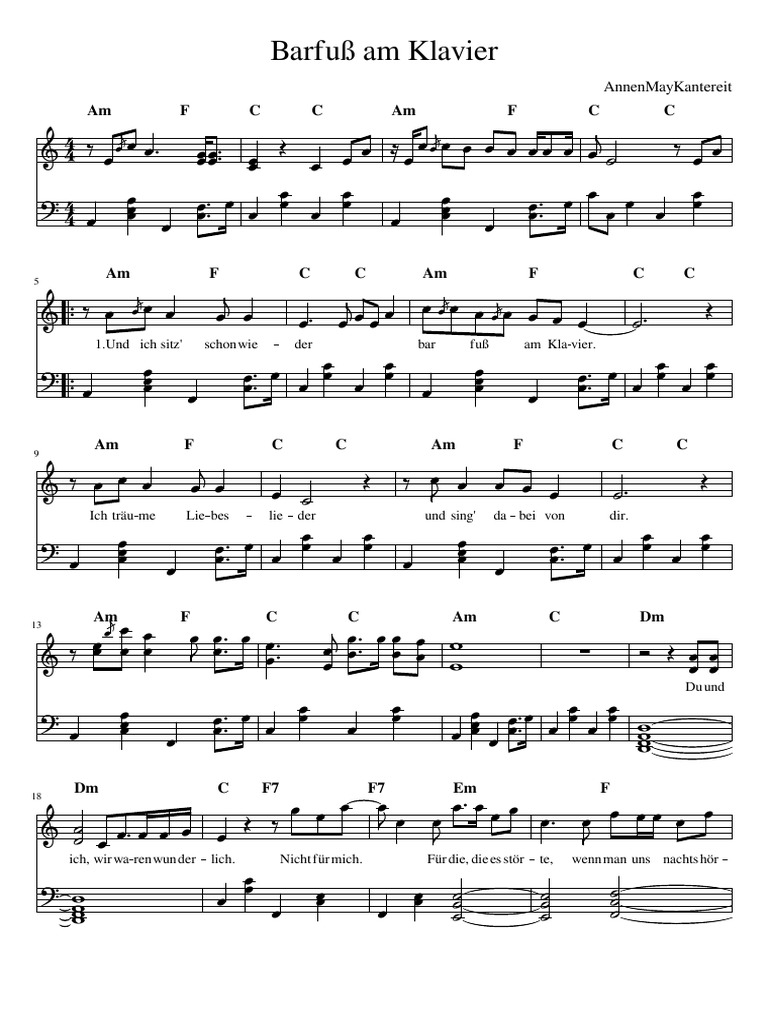Barfuss Am Klavier
