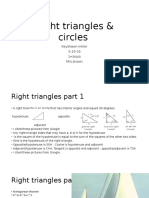 Right Triangles Circles