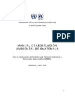 Manual de Legislacion Ambiental de Guatemala PNMA