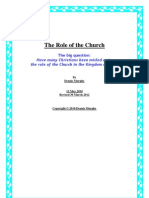 The Role of The Church