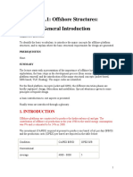 Offshore Structures: General Introduction