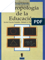 Antropologia de La Educacion Garcia Cast