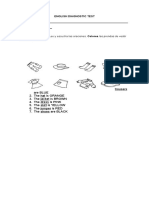 English Diagnostic Test Cuarto Basico