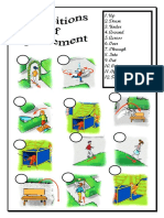 Prepositions of Movement Match