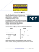 Quimica Geral Separacao de Misturas para 9o Ano Do EFII