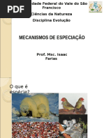 Aula Especiação Univasf