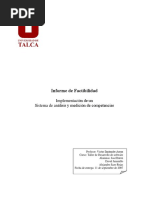 Informe de Factibilidad