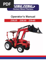 Dongfeng Zb25!35!45 Operator Manual