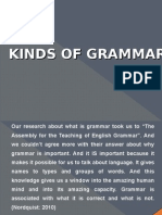 Kinds of Grammar