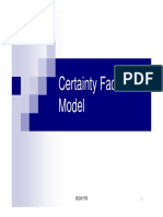 Certainty Factor Model: SEEM 5750