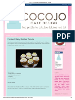 Coco Jo Cake Design_ Fondant Baby Booties Tutorial