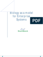 Biology As A Model For Enterprise Systems