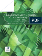 Informe de La Lucha Contra La Corrupcion 2011-2012