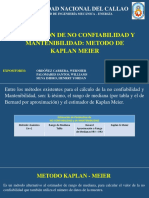 Mantenimiento - Estimación de No Confiabilidad y Mantenibilidad - Método Kaplan Meier
