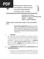 Contesta Demanda de Filiacion