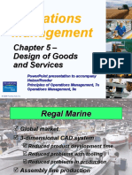 Operations Management: Chapter 5 - Design of Goods and Services