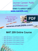 MAT 209 Course Career Path Begins Mat209dotcom