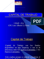 Capital de Trabajo