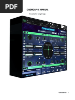 Cinemorphx Manual: Presented by Sample Logic