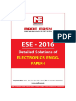 Electronics Engg.: Detailed Solutions of