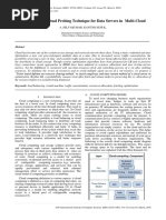 Opportunistic Virtual Probing Technique For Data Servers in Multi-Cloud