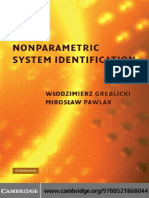 (Włodzimierz Greblicki M Pawlak) Nonparametric System Identification