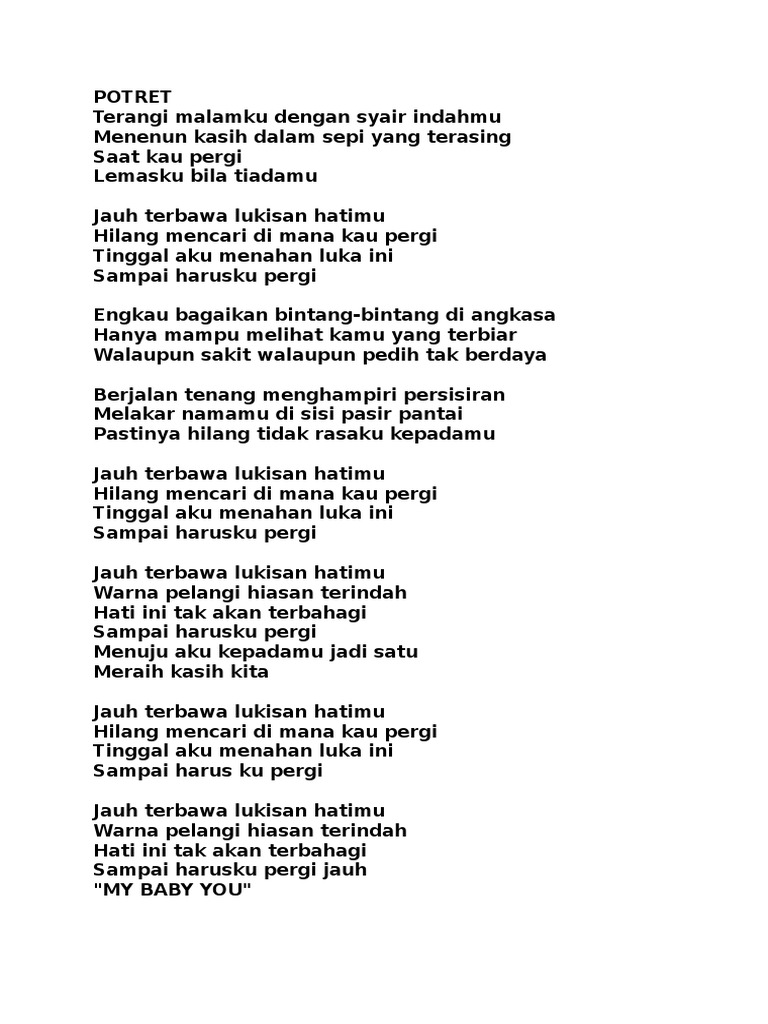 Lirik Lirik Lagu Pdf