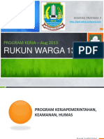 Program Kerja RW 1