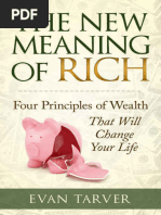 The New Meaning of Rich Four Principles of Wealth