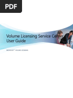 Volume Licensing Service Center User Guide