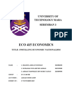 Eco 415 Economics: University of Technology Mara Seremban 3