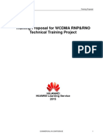 2015 Training Proposal for WCDMA RNP&RNO