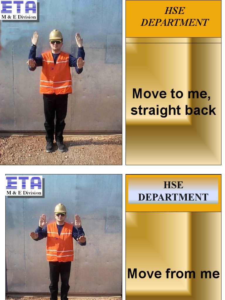 Crane Operation Signal Posters | PDF